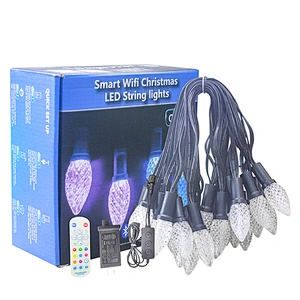 led c6 c9 lighting string Christmas lighting holiday decoration ip65 high bright 12v 24v small colorful light string