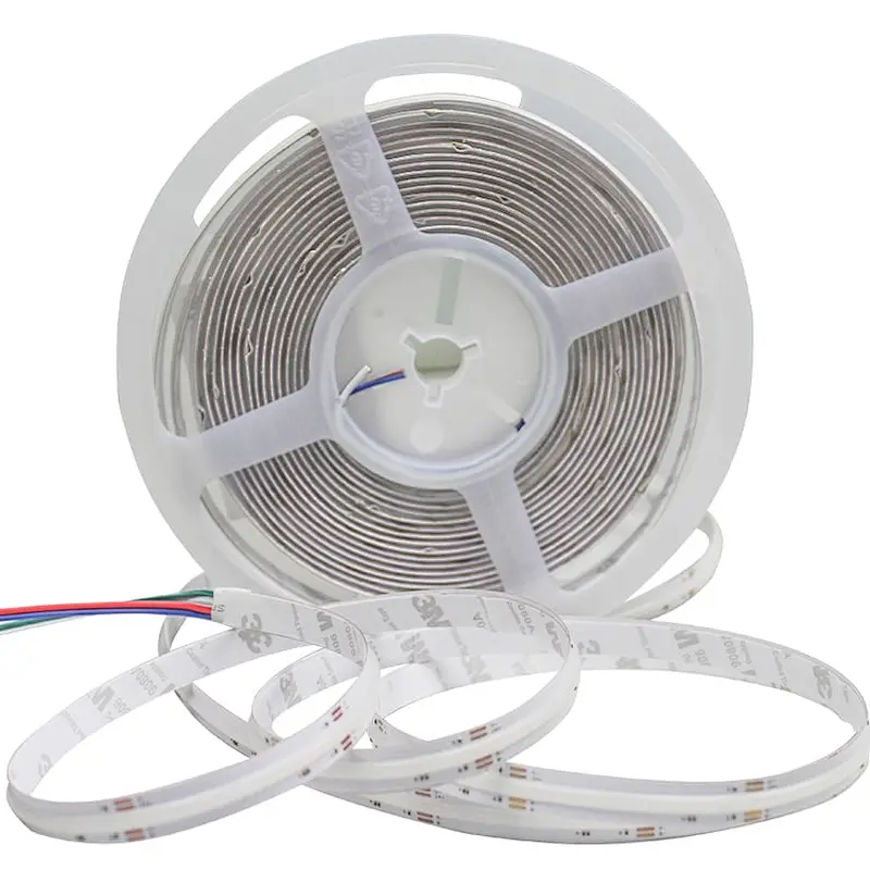 24v cob led strip lights custom cuttable  high cri  flexible 12V smd outdoor waterproof 2835 neon 5m cob  rgb led strip light
