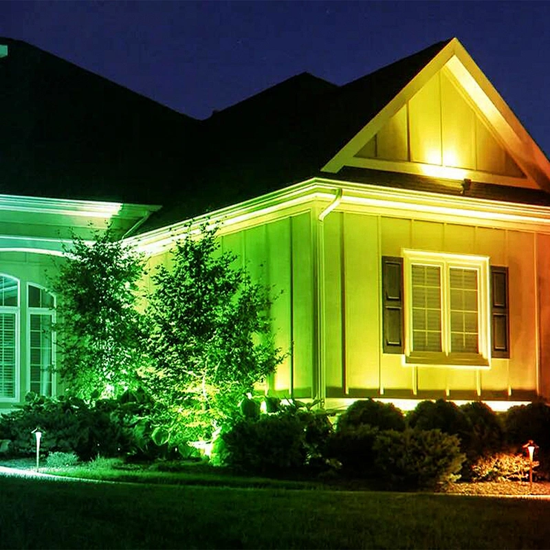 Creative led24v lawn light outdoor waterproof courtyard light RGBW colorful landscape garden umbrella mushroom lamp