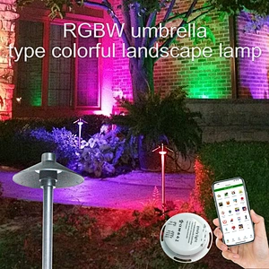 Creative led24v lawn light outdoor waterproof courtyard light RGBW colorful landscape garden umbrella mushroom lamp