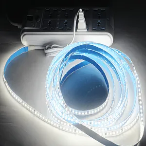 china shenzhen smd 2835 high voltage 50m warm white super bright 220v led strip lights