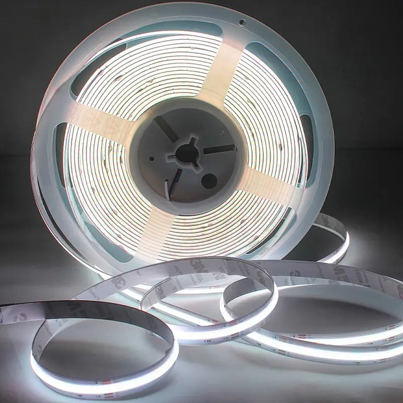 24v cob led strip lights custom cuttable  high cri  flexible 12V smd outdoor waterproof 2835 neon 5m cob  rgb led strip light