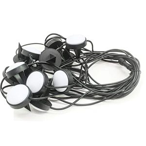 2022 new holiday Christmas light string ws2811 wifi control led ground plug lamp pixel string garden decorate light