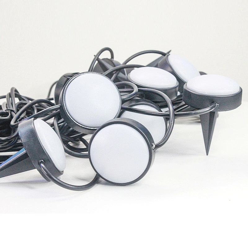 2022 new holiday Christmas light string ws2811 wifi control led ground plug lamp pixel string garden decorate light