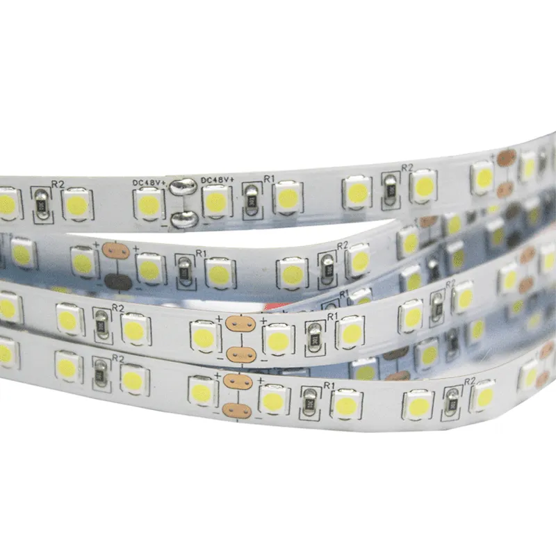 Flexible LED Strip IP20 or IP65 Is Used for Project Installationled Stage Lights Waterproof Strip 2835 -48 Leds/ M Warm White 75