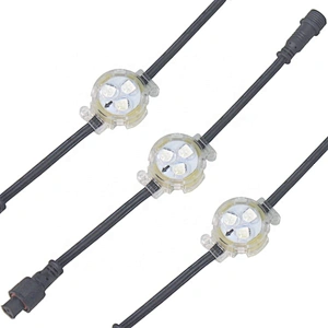 Pixel point light Warm white tuya rgbw  wifi rgb controlled rbg permanent with app outdoor lighted  waterproof christmas  light