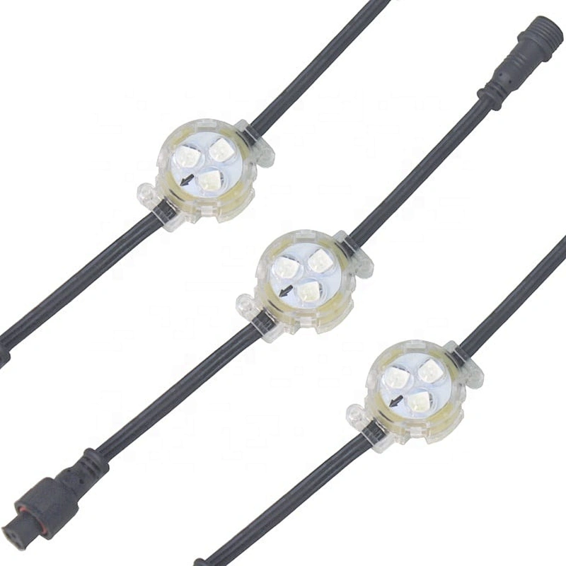 Pixel point light Warm white tuya rgbw  wifi rgb controlled rbg permanent with app outdoor lighted  waterproof christmas  light