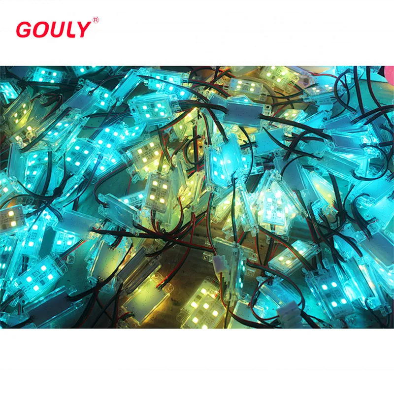 led pixel light 1.5w 6818 dc outdoor ip67 rgb module low voltage  5054 display led pixel light