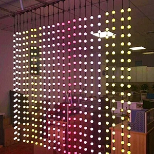 wirlless 3d led pixel ball led christmas lights outdoor ip67 high waterproof 30mm 50mm pixel ball string light