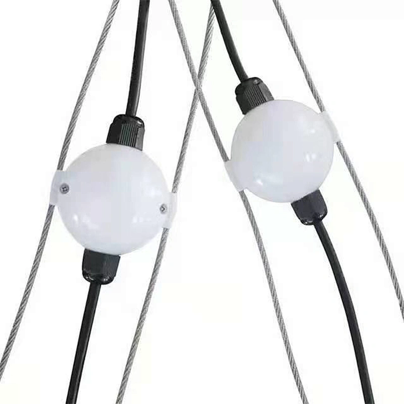 3d ball led pixel christmas lights outdoor ip67 waterproof 12v 24v WiFi intelligence control ball string light