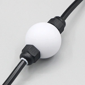 pixel led ball christmas lights decoration light rgbw colorful 24v high brightness IP67 outdoor led string ball light