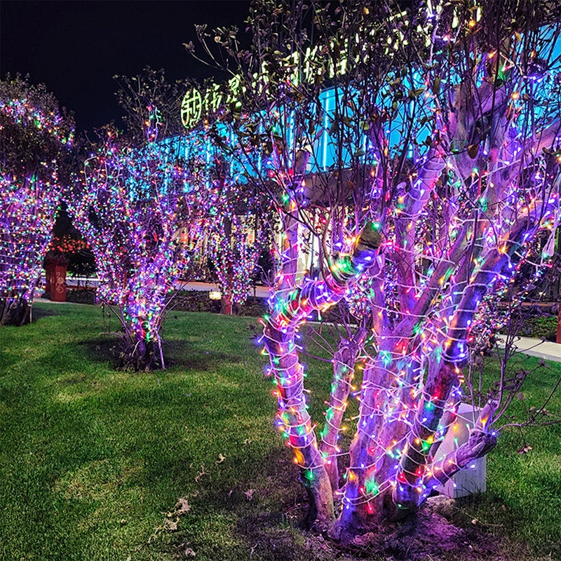 factory wholesale 110V 220V Garland LED Curtain Icicle String Fairy Light Outdoor Decoration Leds Christmas tree Lights
