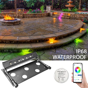 2023 new outdoor lighting RGBW hardscape cob led lighting for parks underground Hardscape Paver Light