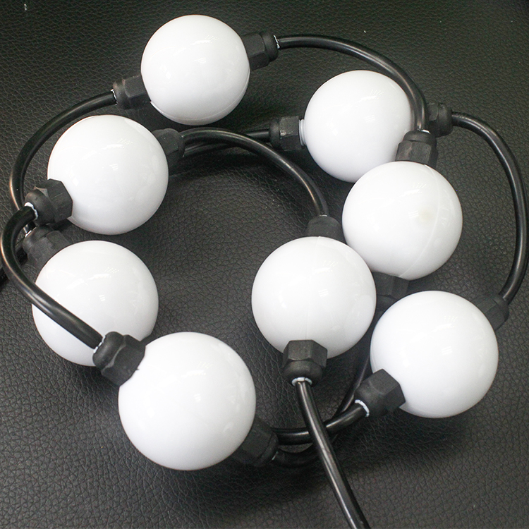 3d ball led pixel christmas lights outdoor ip67 waterproof 12v 24v WiFi intelligence control ball string light