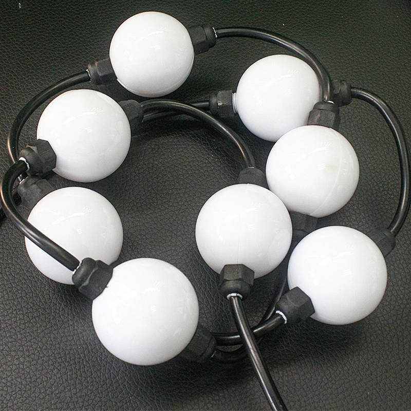 3d ball led pixel christmas lights outdoor ip67 waterproof 12v 24v WiFi intelligence control ball string light