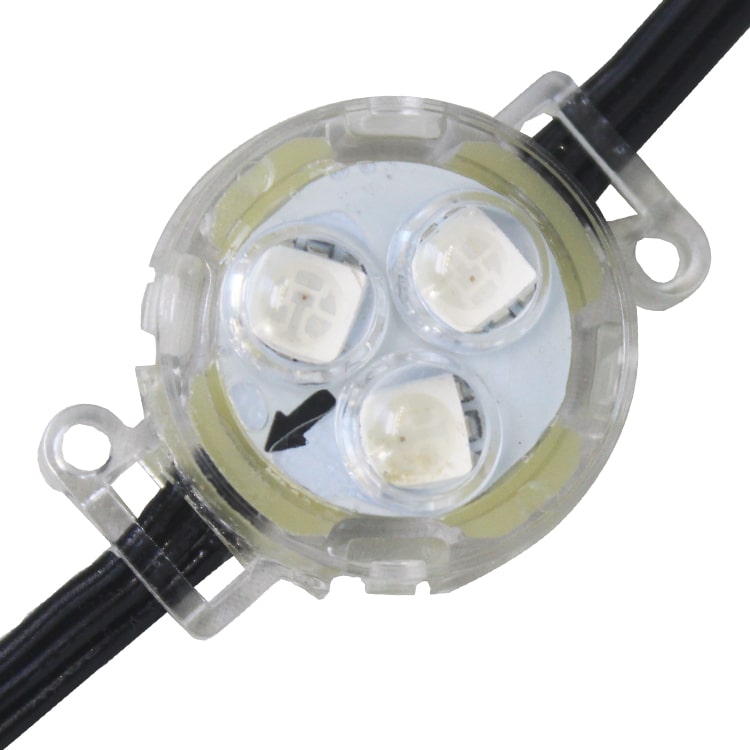 rgbw pixel light smart christmas lights ucs2904 ws2811 12v 24v 10mm decoration lamps outdoor full color pixel led module light