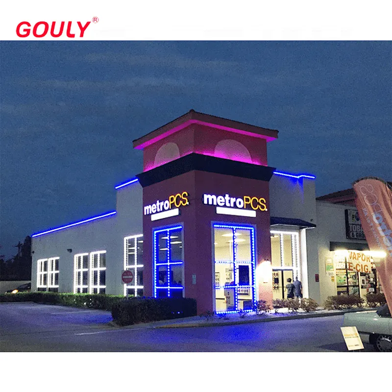 new  led Window border light ip68 for outdoor for storefront led light