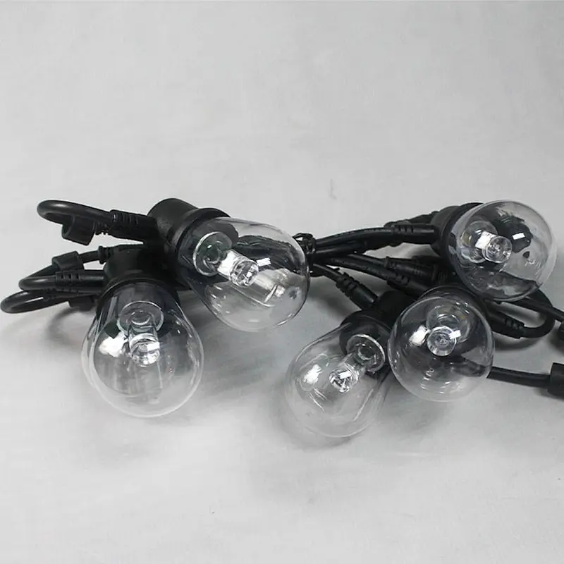 singel led pixel string bulb light christmas 1903 decoration full set ground zoom dmx512 12v rgbw led pixel string bulb light