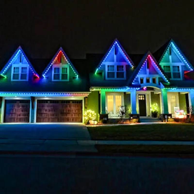 rgbw pixel light smart christmas lights ucs2904 ws2811 12v 24v 10mm decoration lamps outdoor full color pixel led module light