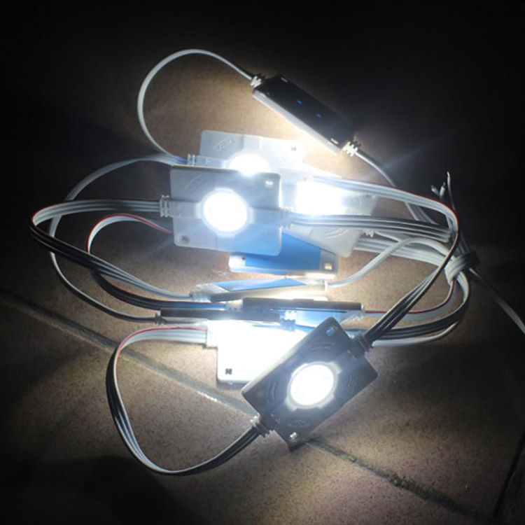hot selling led injection module XPE 3W 1 leds waterproof IP65 DC12V 3piece LED module lights for advertising