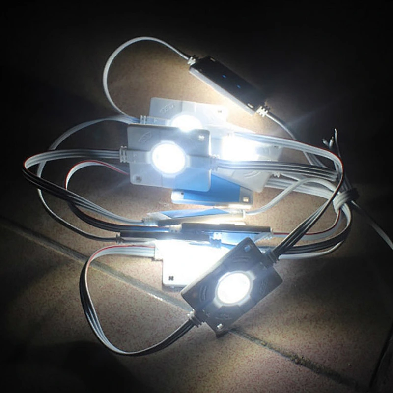 hot selling led injection module XPE 3W 1 leds waterproof IP65 DC12V 3piece LED module lights for advertising