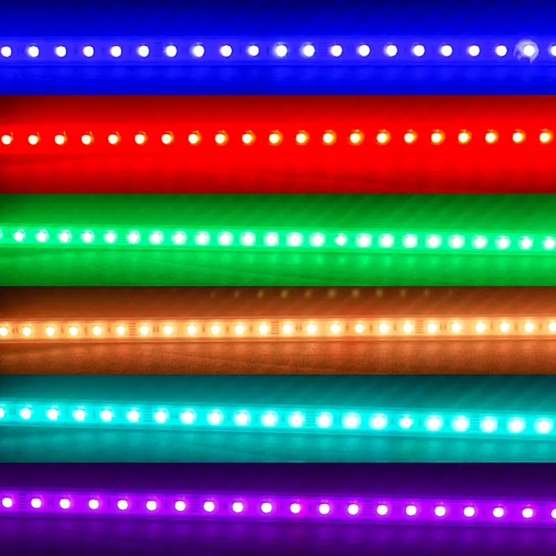 led light bars 2021 new products car foldable dimmable led grow light bar high efficacy led rgbw 10w DC24V bar light