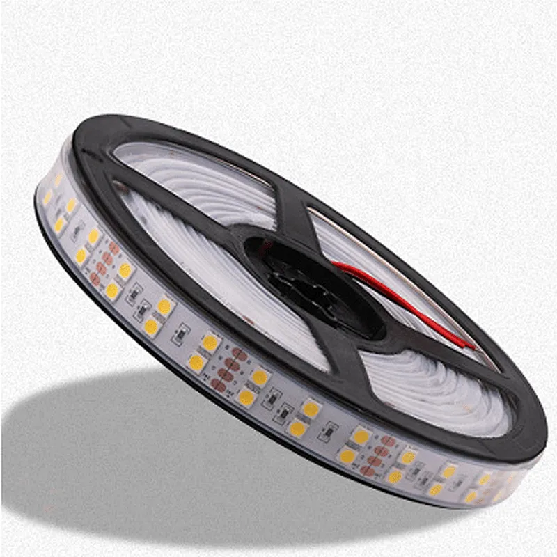 Water proof IP65 12v double row  super flexible led strip light 5050 led strip light 5050 for tv decoration