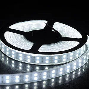 Water proof IP65 12v double row  super flexible led strip light 5050 led strip light 5050 for tv decoration
