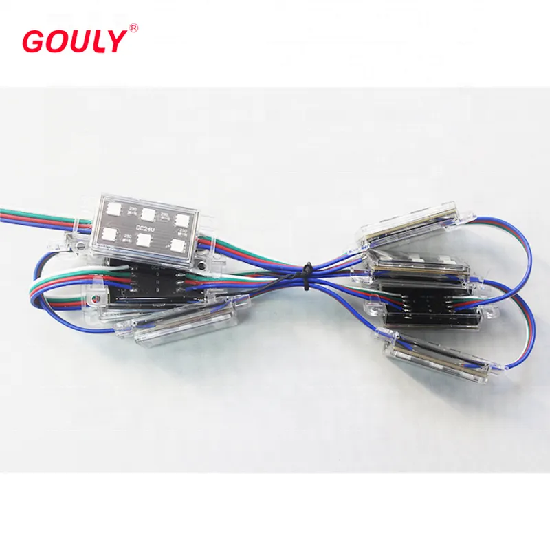 Adled Light 5 Years Warranty DC 12V 1.2W 3 Chip IP68 Waterproof Ultrasonic  SMD5050  LED Modules