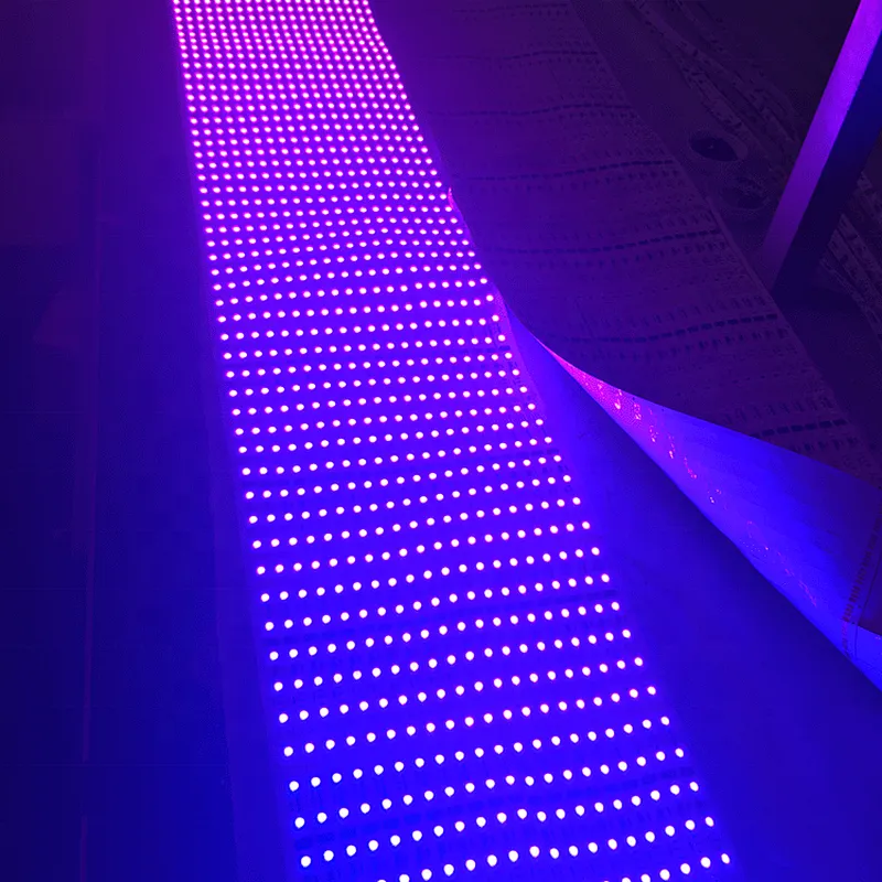 adressable  rgb led strip lights 10 meters  waterproof ws2812 2801 rgbic  smart led strip light control