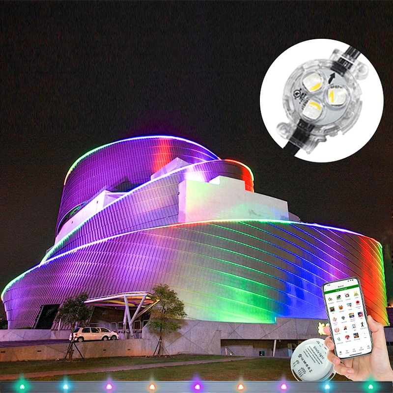 Gouly ws2811 led pixel light ip68 waterproof outdoor holiday lighting eava colorful multimode  point led pixel bar artnet