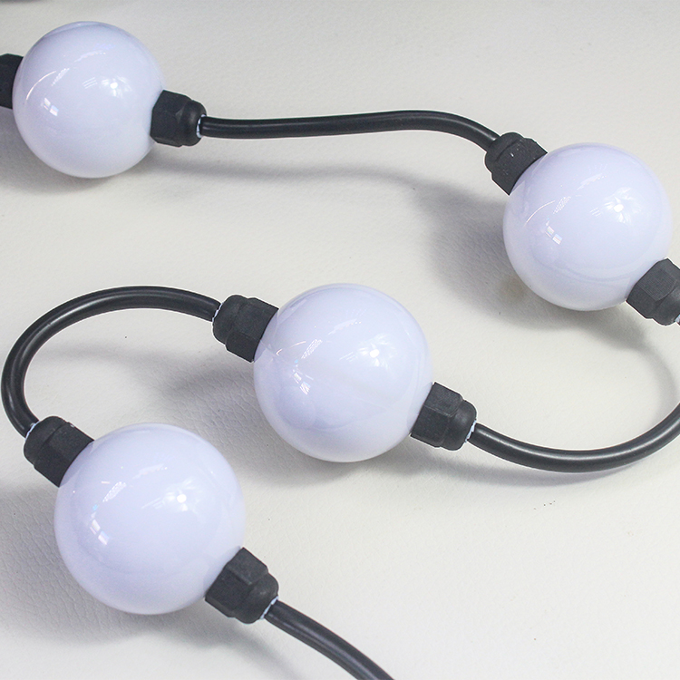 holiday decoration light smart outdoor ip68 12volt rgb led pixel ws2811 string bulb light