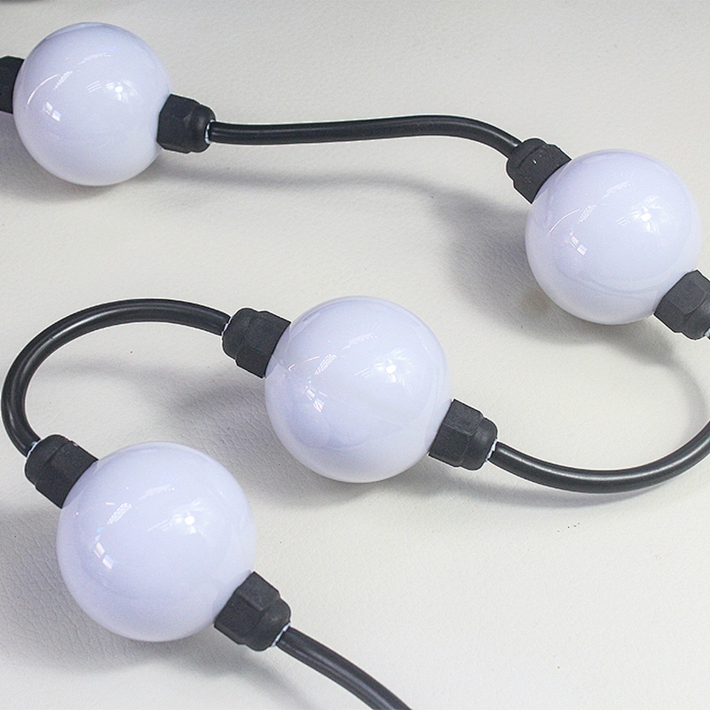 holiday decoration light smart outdoor ip68 12volt rgb led pixel ws2811 string bulb light