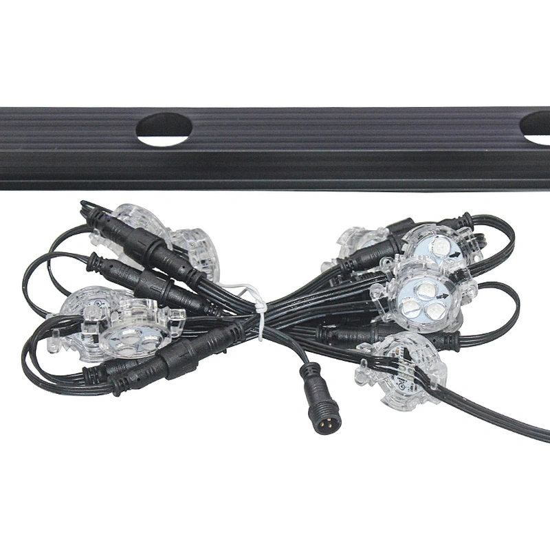 led pixel light rgb christmas 12v UCS2904 brightness ip68 waterproof outdoor permanent christmas light point lights