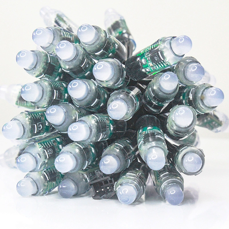 outdoor ip68 single string led rgb ws 2811 12mm 5v 12v facade dmx linear led pixel ws2811 modul mesh