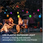 Light up the night and create a gorgeous night scene! We introduce the new LED colorful T-shaped outdoor light bulb strings!