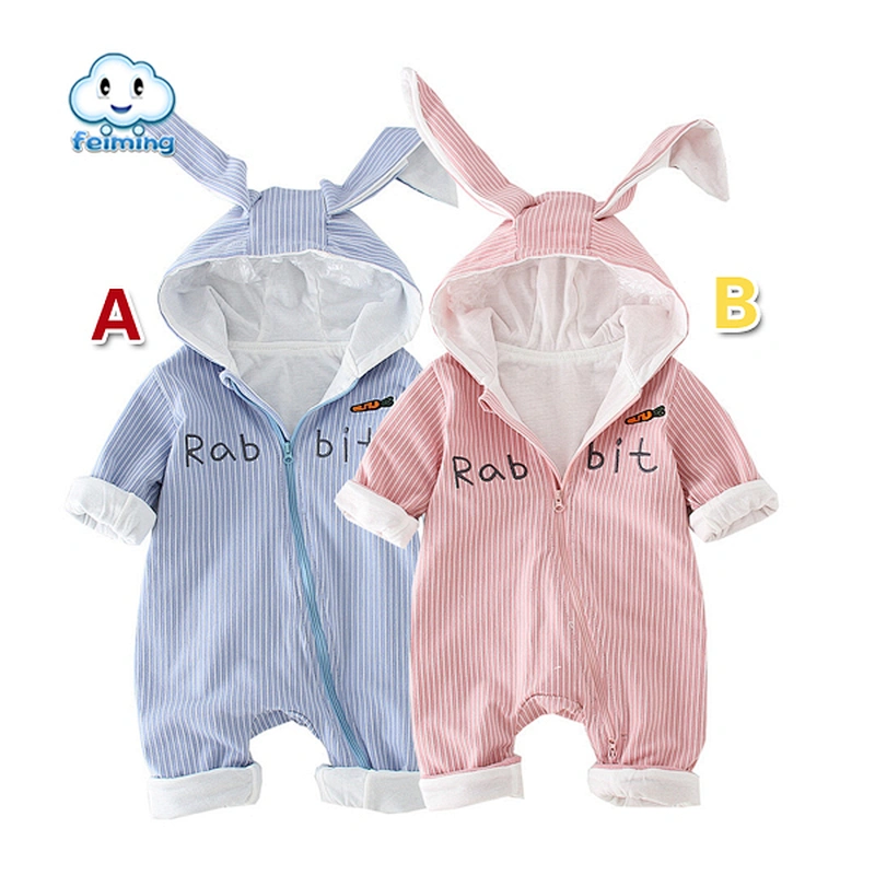 Autumn romper ,Long sleeve baby romper, Hooded Romper,100% cotton romper