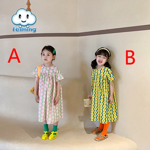 New Fashion dress for kids wholesale kids flower girl dresses