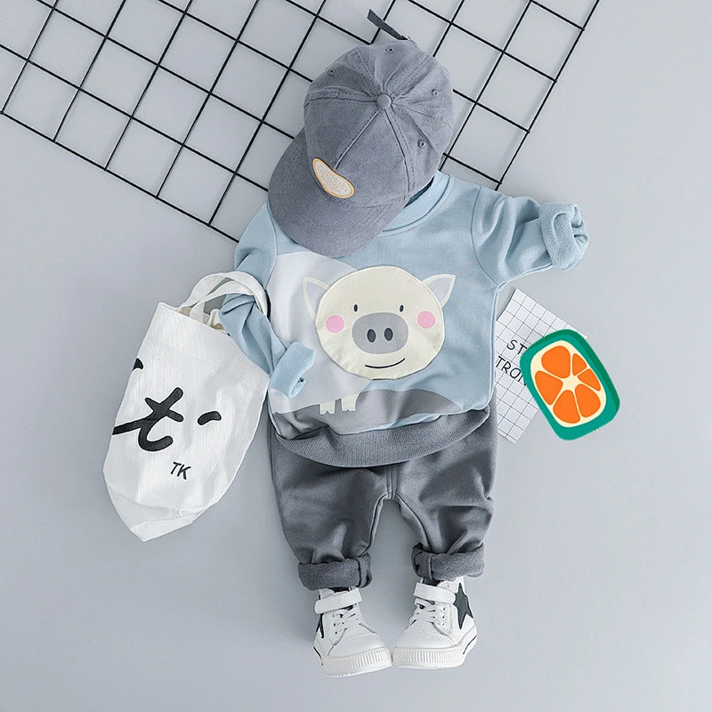 Baby girls 2 pcs set Baby Clothes For Kids long sleeve sweater sets
