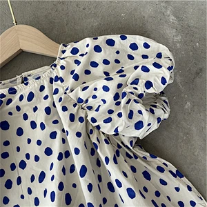 Summer girl floral dress baby girl frock dress design new arrivals