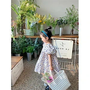 Summer girl floral dress baby girl frock dress design new arrivals