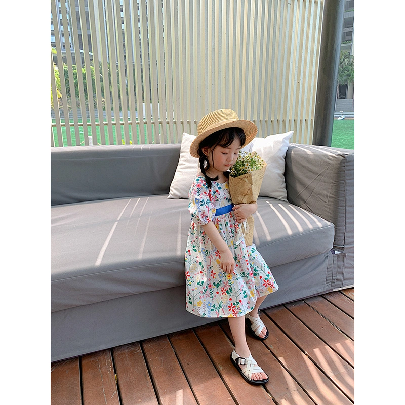 Wholesale cute infant&toddler girl dress kids girls plaid skirt