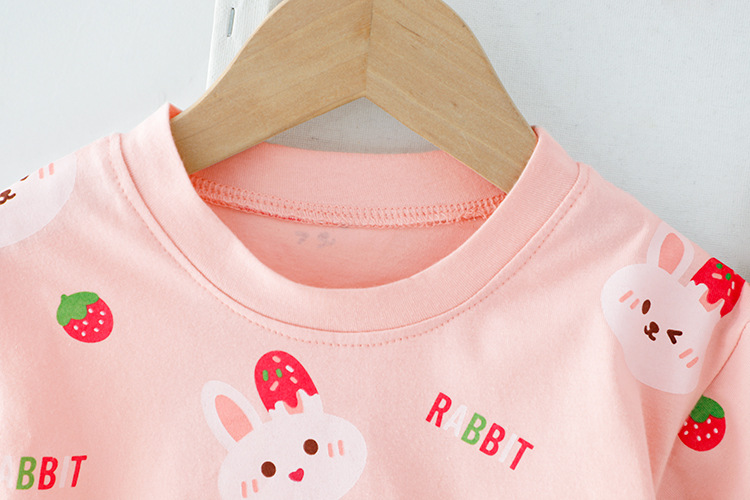 100%cotton material tee shirt set