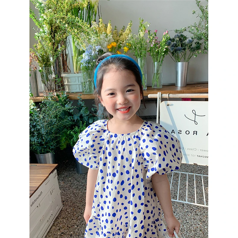 Summer girl floral dress baby girl frock dress design new arrivals