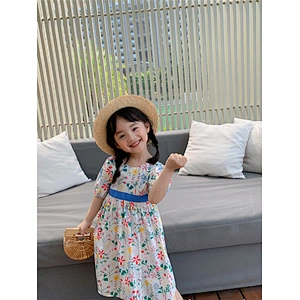 Wholesale cute infant&toddler girl dress kids girls plaid skirt