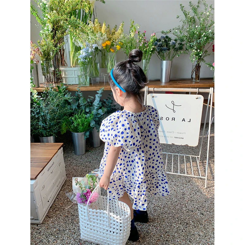 Summer girl floral dress baby girl frock dress design new arrivals