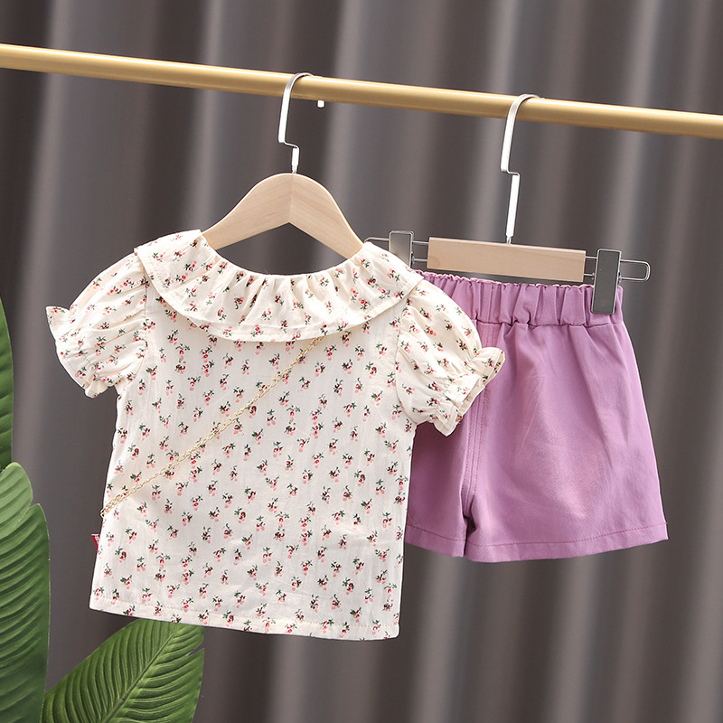 sweet fashion little girl clothing suit