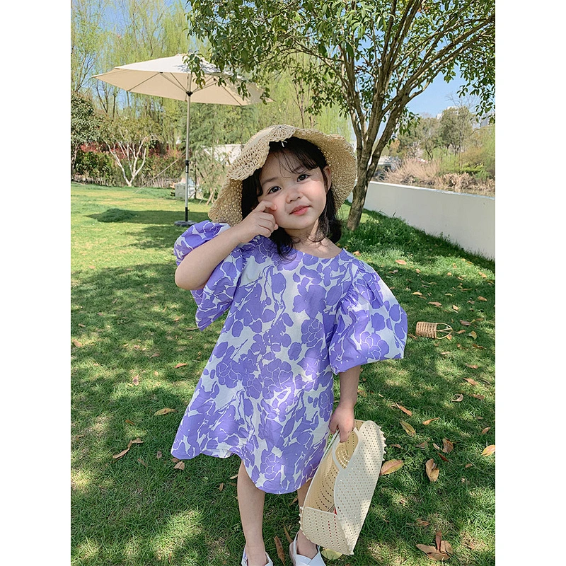 Kids good flower girl dress for kids summer spring vintage dress for kids