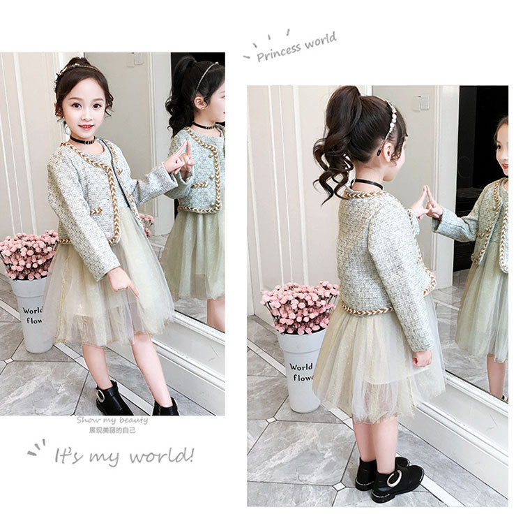 Girls Clothes Set Autumn Dress Set