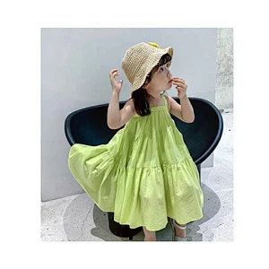 Latest kids big dress fashion kids dress clothes children girls dress in kids long dress